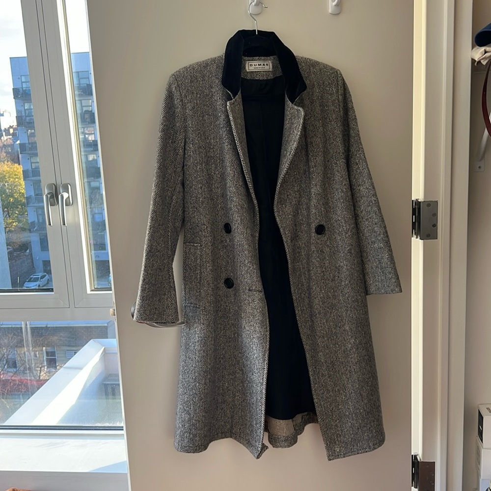 Vintage Herringbone Coat